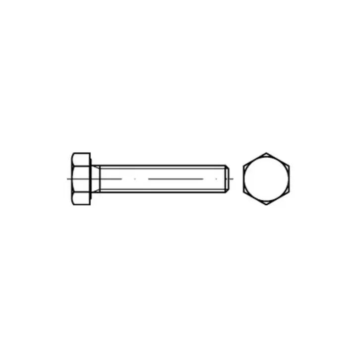 B-Ware Reyher Schraube Bolzen Sechskantschraube Din 933 M12x300 Stahl 8.8 Blank - 4043952259887