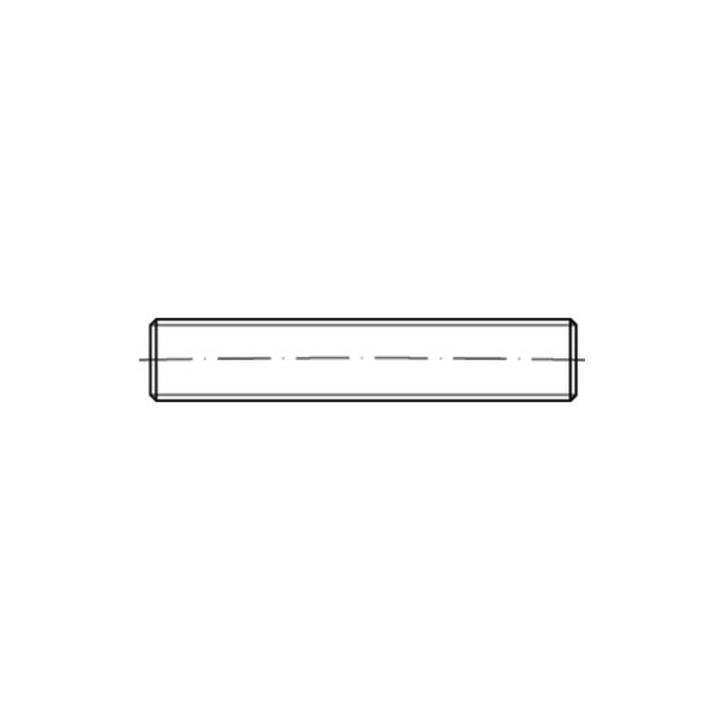 Reyher Gewindebolzen Schraube DIN 976 A 2 B M 20 x 40 Edelstahl 25 Stück - 4051427211711