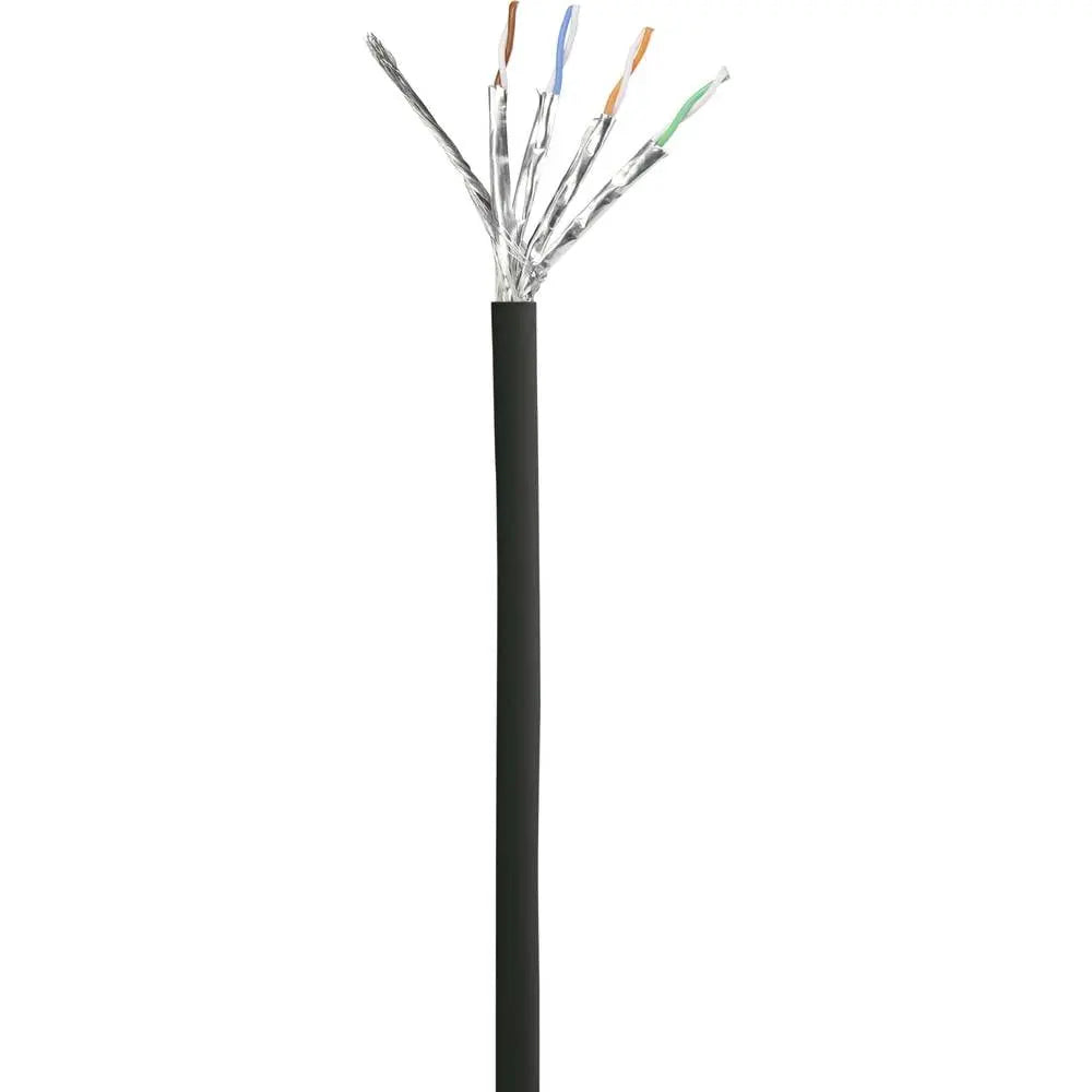 B-Ware Renkforce Patchkabel Netzwerkkabel Lan Cat 6a Schwarz Flammwidrig 10 M 4 Stück - 4064161207032