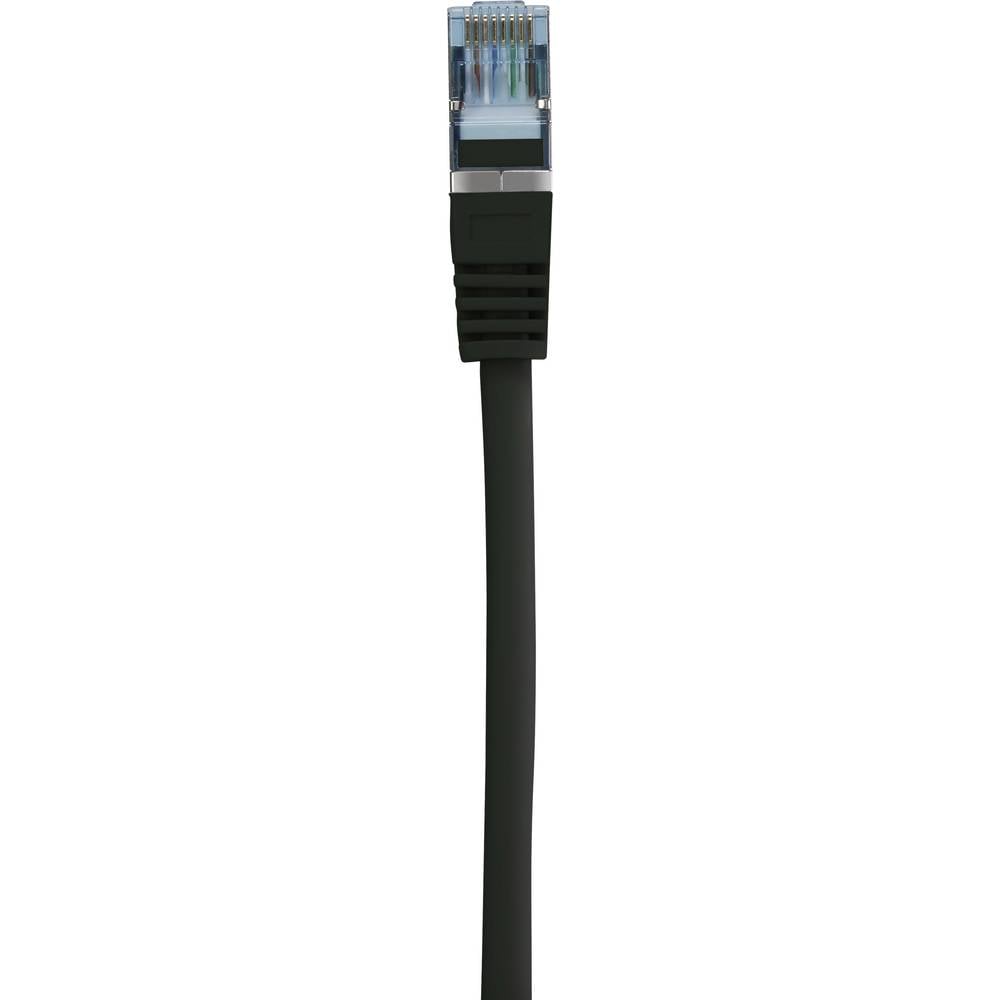 Renkforce Patchkabel Netzwerkkabel LAN RJ45 Schwarz CAT6a flammwidrig 2m 5 STÜCK - 4064161207063