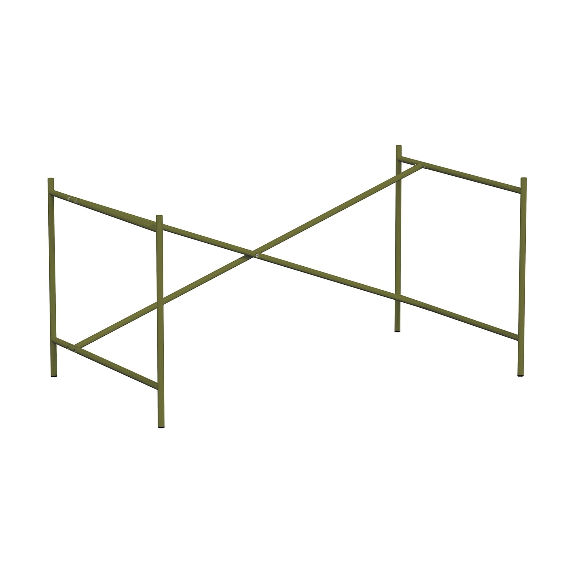 Richard Lampert Tischgestell Rahmen Eiermann 2 Seitenrahmen 78 cm olivgrün - 395505