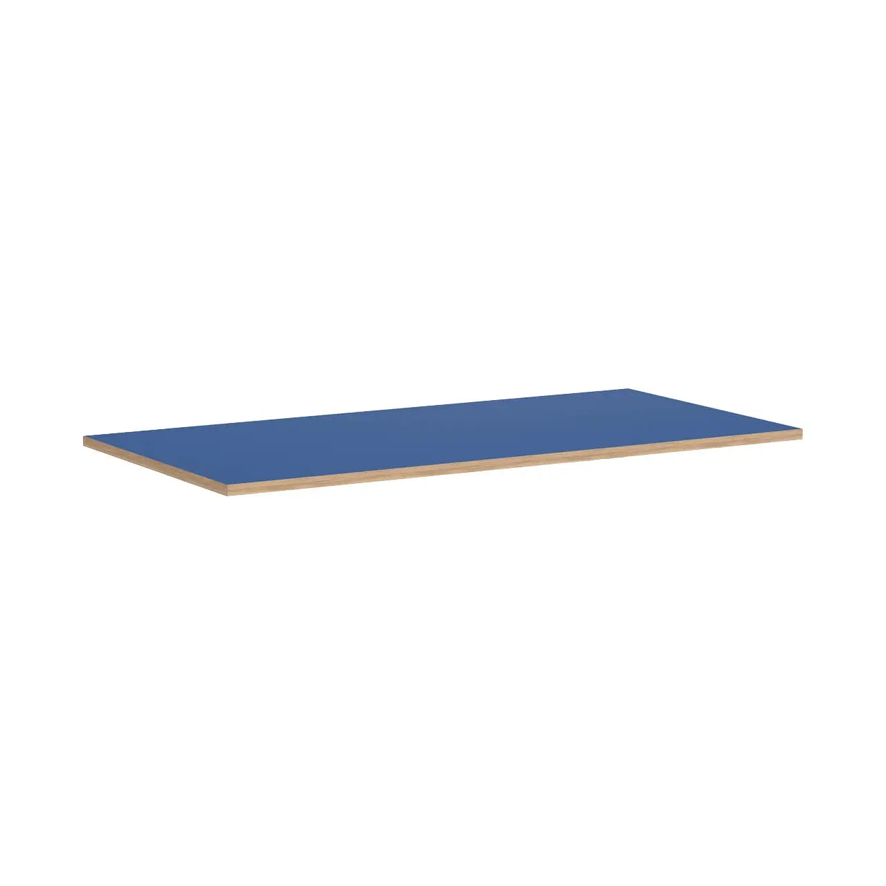 B-Ware Richard Lampert Tischplatte Eiermann Linoleum Mitternachtsblau Eiche 140x80x3 Cm - 395223