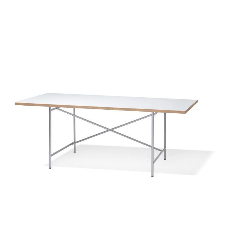 Richard Lampert Tischplatte Schreibtisch 80x140cm Melamin Weiß Eichenkante B-Ware - 419979