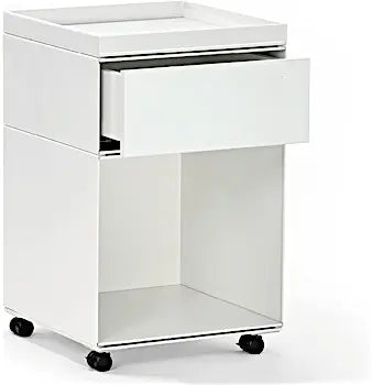 B-Ware Richard Lampert Stak Container Möbel Aufbewahrung Mit Rollen Schublade Weiß - 417132