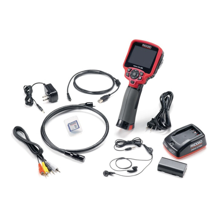 B-Ware Ridgid Inspektionskamera Endoskop Kamera Micro Ca 350 3,5 Zoll 640x480 17mm L271 - 95691559036