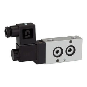 B-Ware Riegler Ventil Steuerung 3/2 Wegeventil Mono Nc Aluminium Eloxiert Namur G 1/4