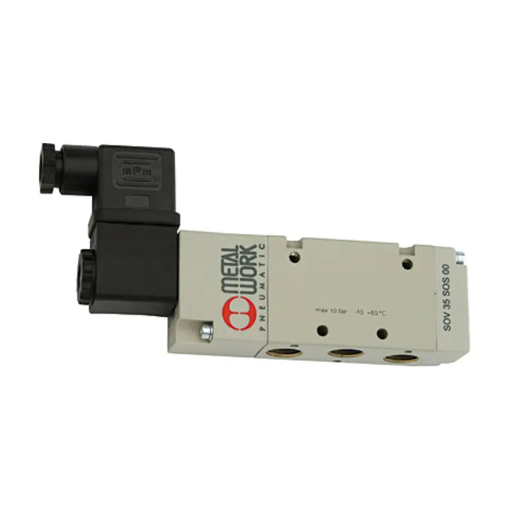 B-Ware Riegler Wegeventil Ventil 5/2 G 1/4 Elektropneumatisch Monostabil 230 V 50 Hz - 4047322097581