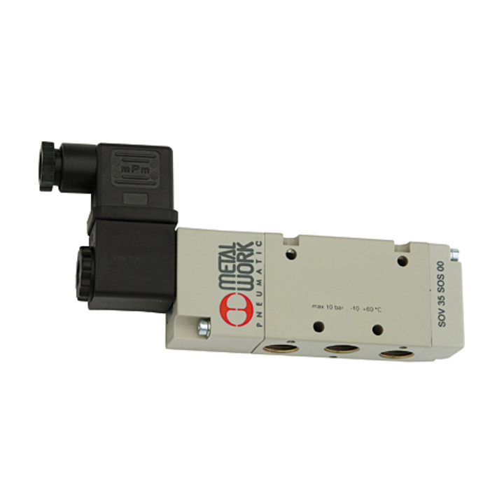Riegler Wegeventil Steuerventil 5 2 Wegeventil G 3 8 Monostabil 24 V Dc B-Ware - 4047322386258