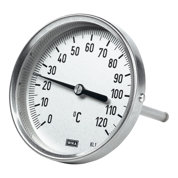 B-Ware Riegler Bimetallthermometer Temperaturmesser Thermometer L1 100 L2 80 2 Stück - 4047322098861
