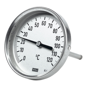 B-Ware Riegler Bimetallthermometer Temperaturmesser Thermometer L1 100 L2 80 2 Stück