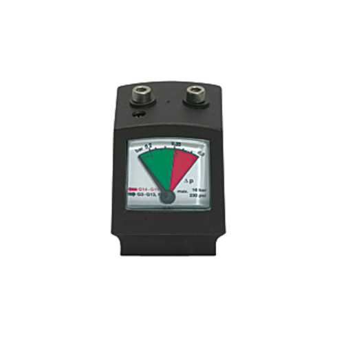 Riegler Differenzdruckmanometer Manometer Druckmesser Futura Multifix Eckig B-Ware - 4047322126021