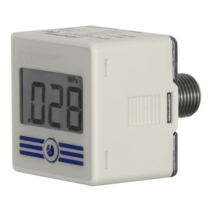 Riegler Digital Manometer Druckmessgerät Hintergrundbeleuchtung 0 10bar R 1/4 Ag B-Ware - 4047322477802
