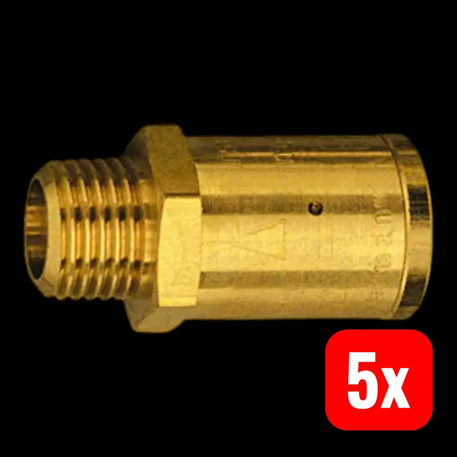 B-Ware Riegler Druckreduzierventil Regler G 1/4 Innen Außen Einstelldruck 6 Bar 5 Stück - 4047322107518