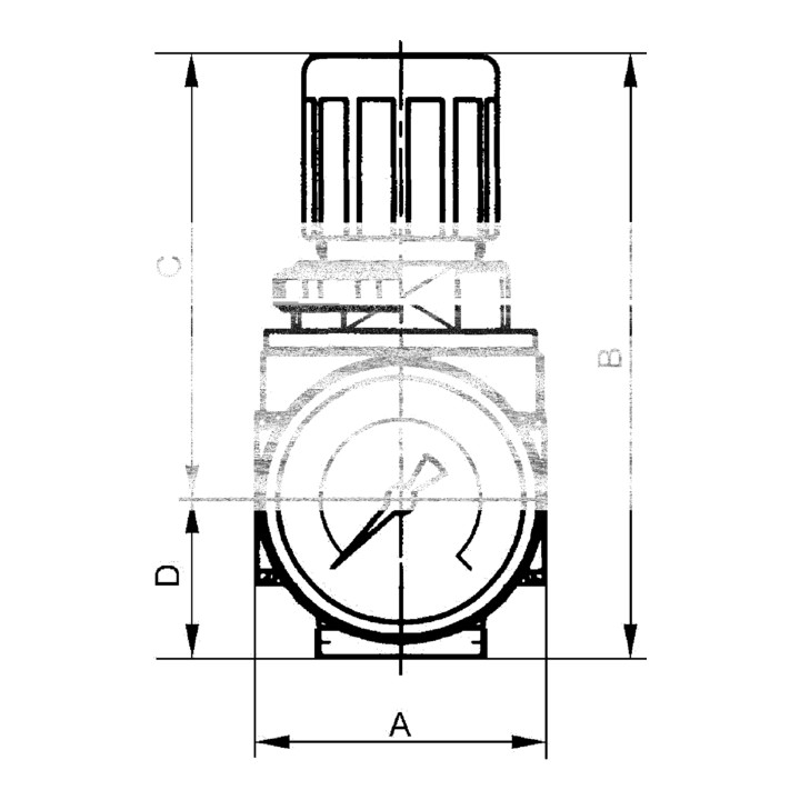 B-Ware Riegler Druckregler Regler Manometer Multifix Mini G 1/4 0 5 10 Bar Bg 0 - 4047322163842