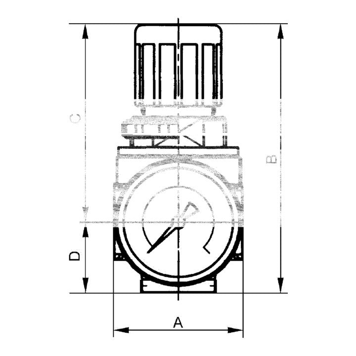Riegler Druckregler Regler Manometer Multifix-mini G 1/4 0 5 10 bar BG 0 - 4047322163842