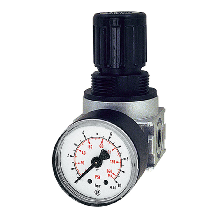 B-Ware Riegler Druckregler Regler Manometer Multifix Mini G 1/4 0 5 10 Bar Bg 0 - 4047322163842