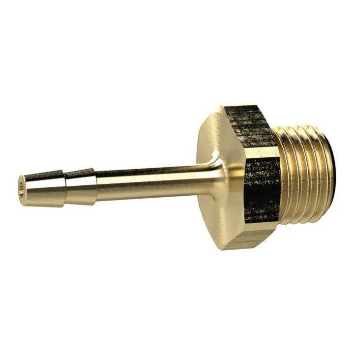 B-Ware Riegler Schlauchtülle Einschraubschlauch Messing G 1/4 Lw 4 Mm Sw 17 Mm 12 Stück - 4047322459396