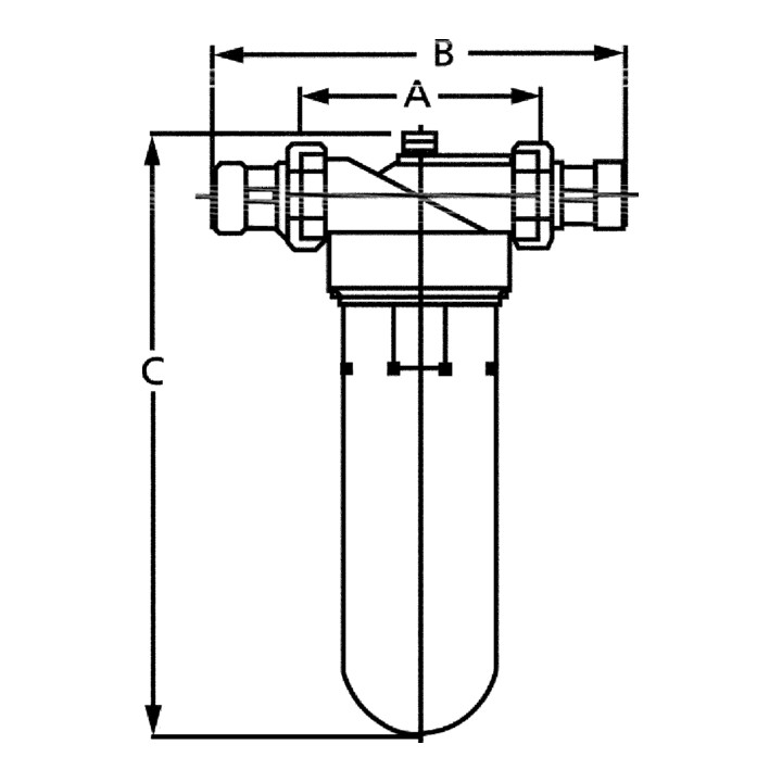 Riegler Feinfilter Wasserfilter Trinkwasserfilter 90µm Dvgw Geprüft 34 Anschluss B-Ware - 4047322011914