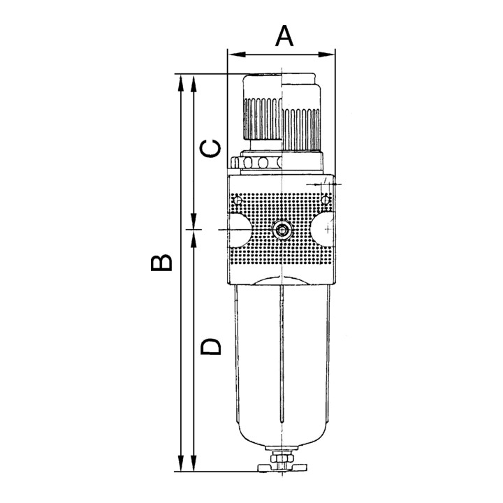 B-Ware Riegler Filterregler Druckregler Luftfilter G 12 Pc Behälter Multifix Bg3 16 Bar - 4047322345033