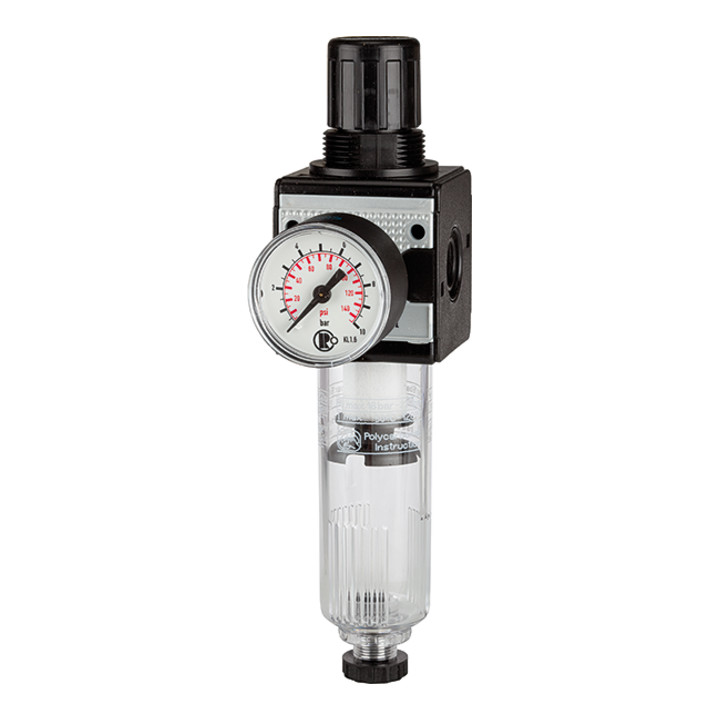 B-Ware Riegler Filterregler Druckregler Luftfilter G 12 Pc Behälter Multifix Bg3 16 Bar - 4047322345033
