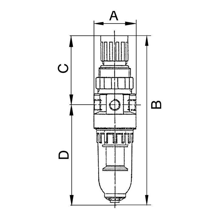 B-Ware Riegler Filterregler Regler Druckluft G 1/4 Polycarbonatbehälter Manometer  - 4047322355223