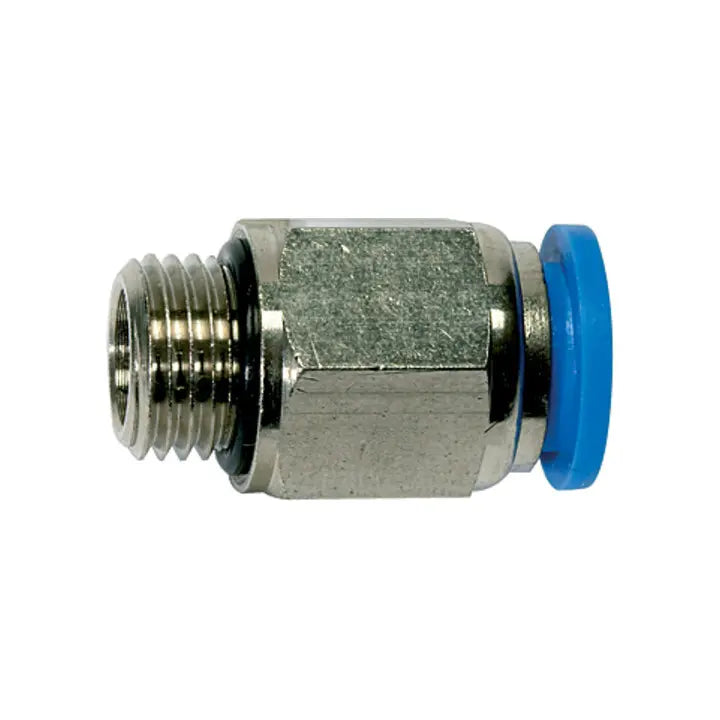 B-Ware Riegler Steckverschraubung Schnellverbinder Gerade Blaue Serie Schlauch 8 Mm - 4047322022569