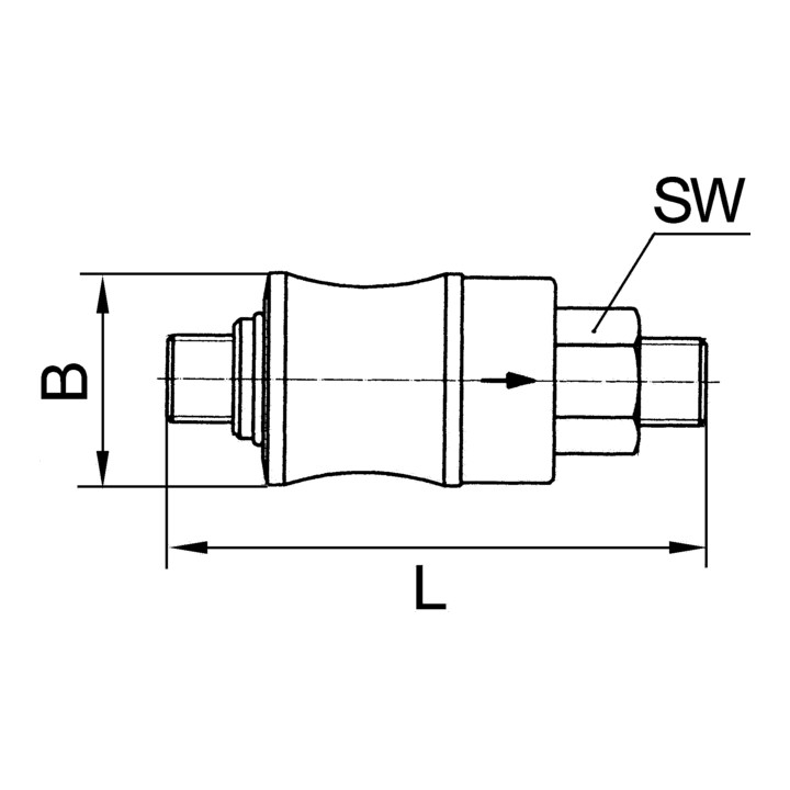 B-Ware Riegler Hand Schiebeventil Ventil Absperrventil G 1 2 Ag Druckluft 10 Bar - 4047322224284