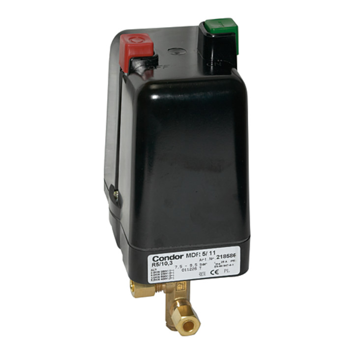 Riegler Kompressoren Druckschalter Entlastungsventil G 1/2 2 5 16 Bar Drehstrom  B-Ware - 4047322211437