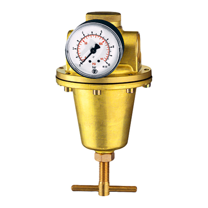 Riegler Konstant Druckregler Regler Druckminderer G1 0.5 10bar Manometer Bg3 B-Ware - 4047322115889