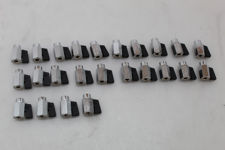 Riegler Mini Kugelhahn Hahn G 1/8 Ig Dn 8 Glatte Oberfläche Ms 24 Stück B-Ware - 4047322081061