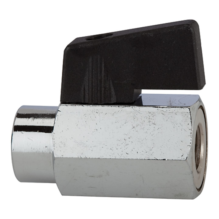 Riegler Mini Kugelhahn Hahn G 1/8 Ig Dn 8 Glatte Oberfläche Ms 24 Stück B-Ware - 4047322081061