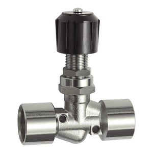 B-Ware Riegler Nadelventil Ventil Messing Ig/Ig Rp 3/8 Dn8 Schalttafeleinbau 2 Stück