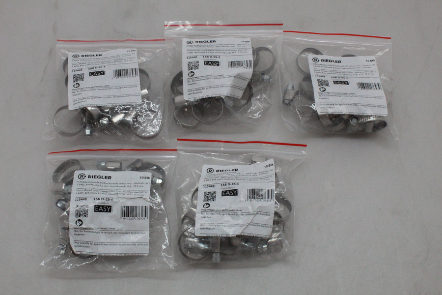 Riegler Schlauchschelle Befestigung Blow Line Edelstahl 16 25 Mm 50 Stück B-Ware - 4047322176439