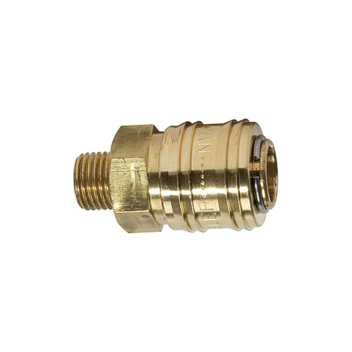 B-Ware Riegler Schnellverschlusskupplung Nw 7,2 Connect Line Ms G 1/4 Blank 4 Stück - 4047322057325