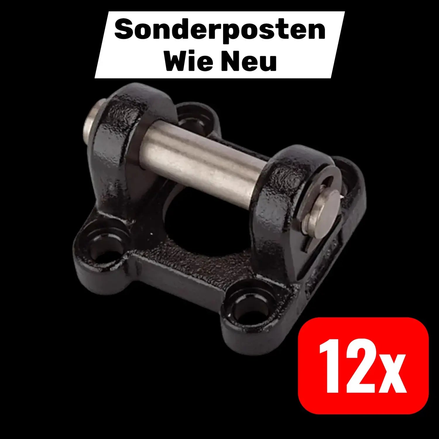 B-Ware Riegler Schwenkgabelbefestigung Cb Halterung Normzylinder Kolben 32mm 12 Stück - 4047322326285