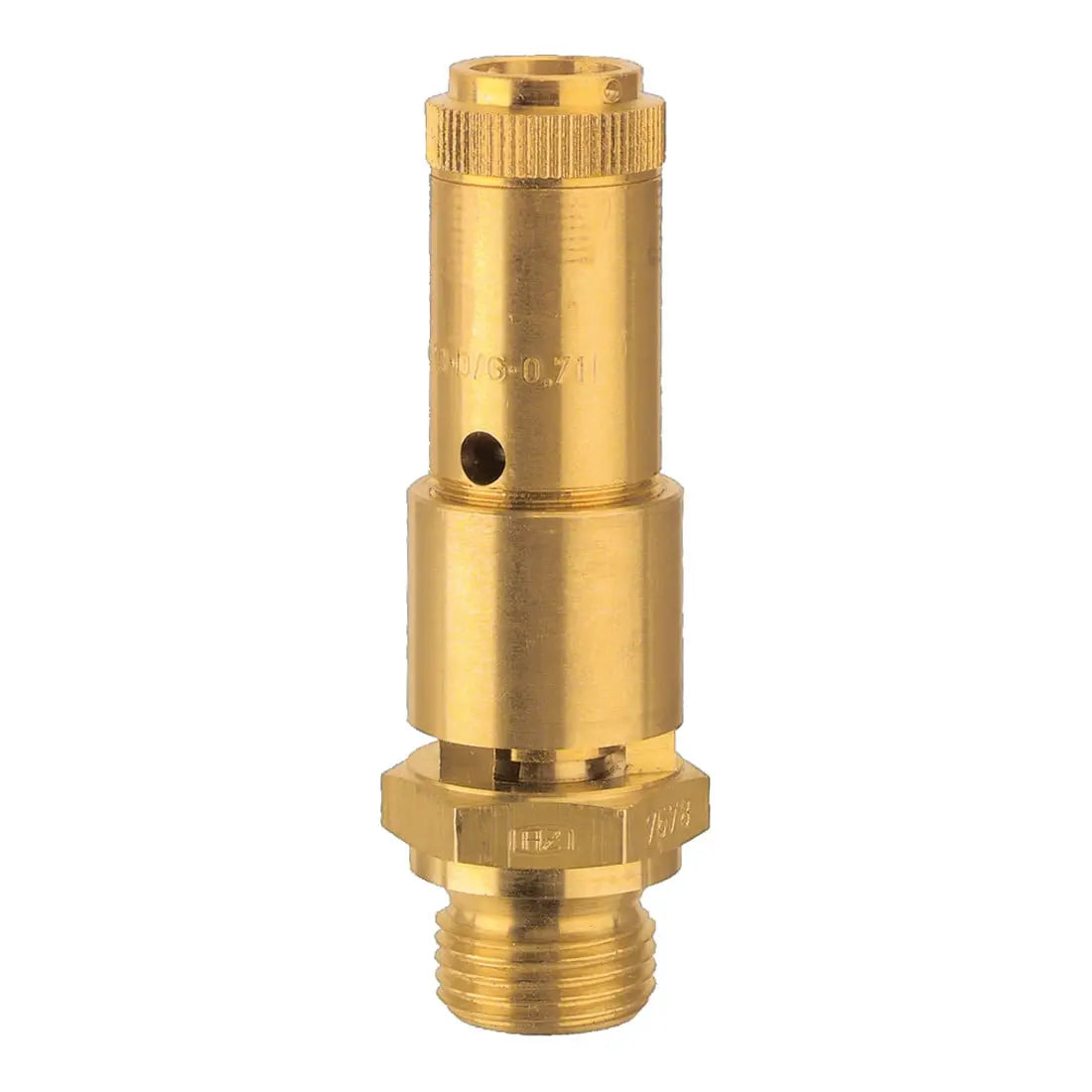 B-Ware Riegler Sicherheitsventil Ventil Dn 10 Messing G 1/2 Gas Druckluft Tüv 12 Bar - 4047322048231