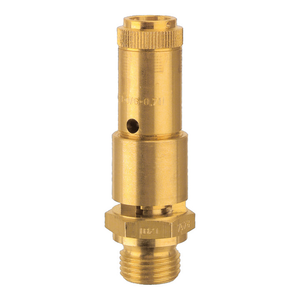 B-Ware Riegler Sicherheitsventil Ventil Druck Druckbegrenzung Dn 10 Messing G 1/2 8 Bar