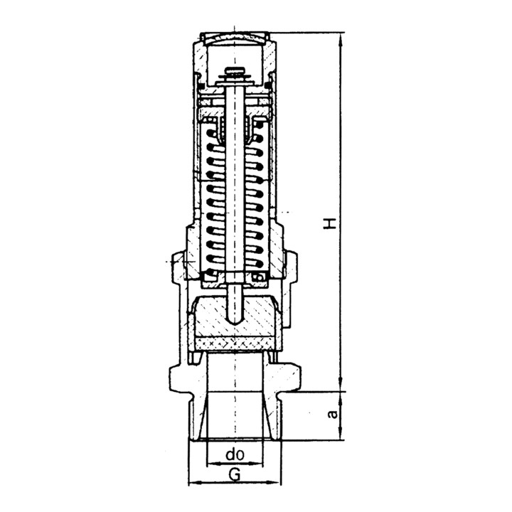 Riegler Sicherheitsventil Ventil Druckventil Messing G 34 Ansprechdruck 11 Bar B-Ware - 4047322052078