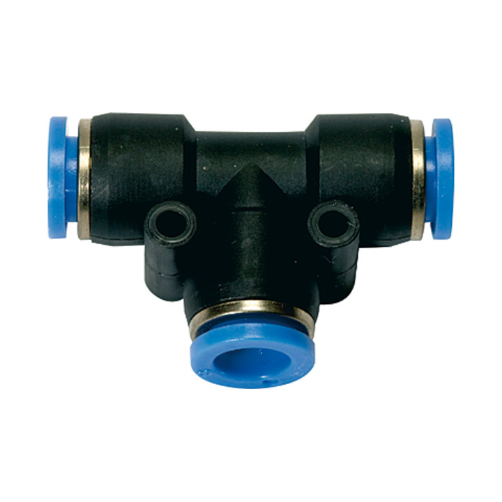 B-Ware Riegler T Steckverbindung Verbindung Schlauch 10mm Blau Serie Kunststoff 10 Stüc - 4047322026345