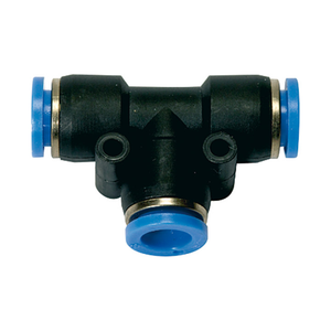 B-Ware Riegler T Steckverbindung Verbindung Schlauch 10mm Blau Serie Kunststoff 10 Stüc
