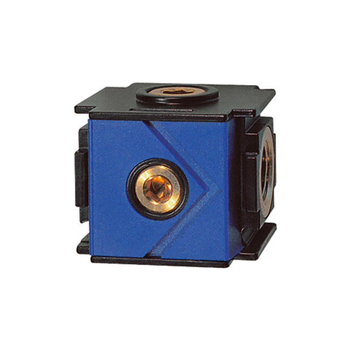 B-Ware Riegler Verteiler Block Luftverteiler Variobloc G 1/2 Baugröße 2 4 Abgänge - 4047322170055