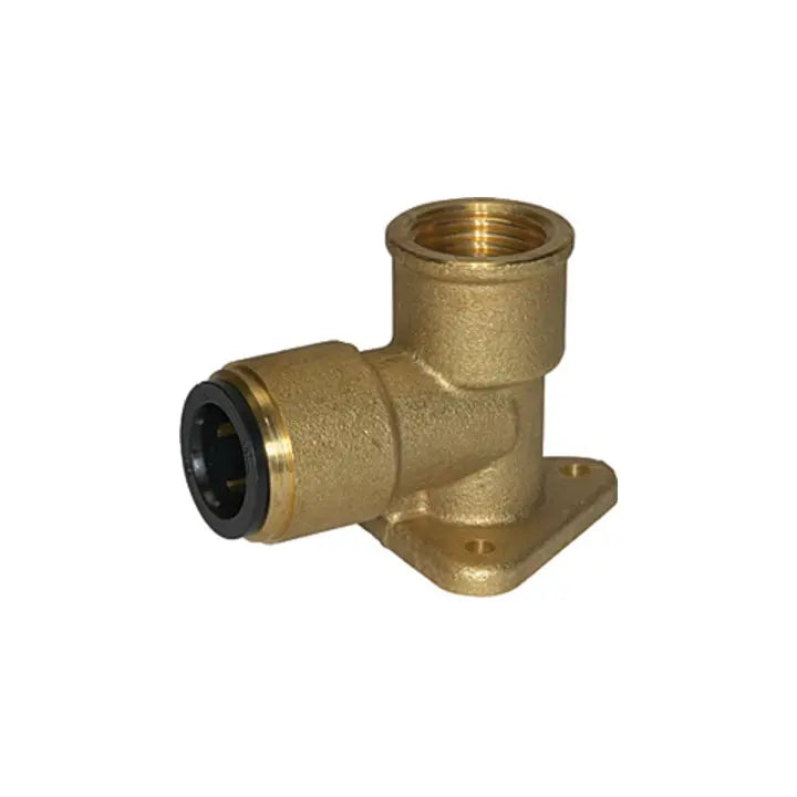 B-Ware Riegler Wandwinkel Anschlussbogen Messing Speedfit Für Rohr 15mm 1 2 Bsp 2 Stück - 4047322204101