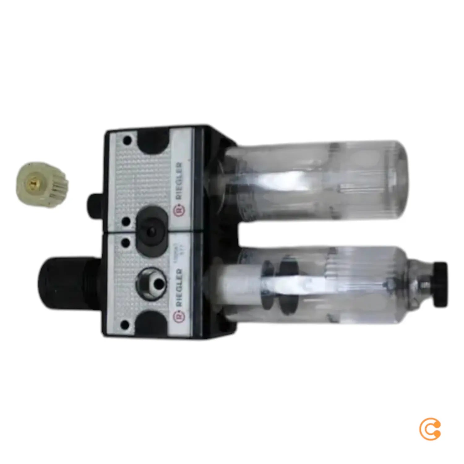 C-Ware Riegler Wartungseinheit Filterregler Multiflex Druckregler 2 Tlg Siehe Text/Foto - 4047322345262
