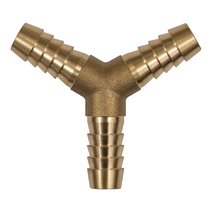 B-Ware Riegler Y Schlauchverbindungsstutzen Kupplung Schlauchverbinder Messing 10 Stück - 4047322487511