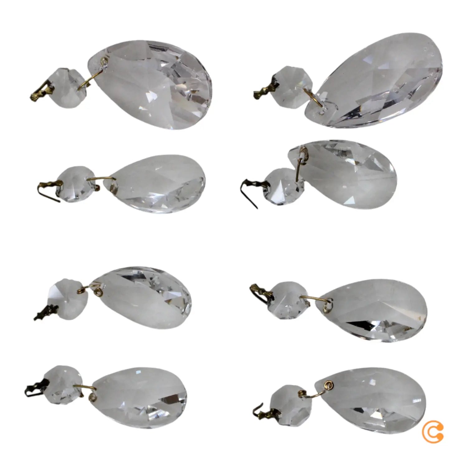 B-Ware Riperlamp Wandlampe Leuchte Palmera Asfour Kristallperlen 1 Flammig Gold 1x E14 - 8023254