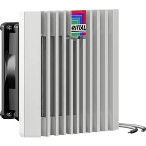 B-Ware Rittal Filterlüfter Lüfter Ventilator Belüftung Schrank Grau Ral 7035 Kunststoff