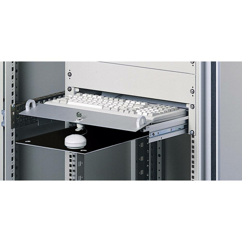 B-Ware Rittal 7281.035 19 Zoll Netzwerkschrank Schublade Tastaturschublade Lichtgrau  - 4028177165946