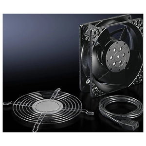 B-Ware Rittal Dk 7980 Lüftererweiterungssatz Ventilator Nachrüstsatz Lüfterblech Grau