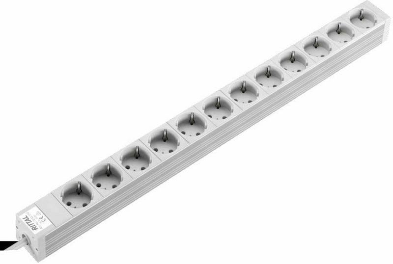 B-Ware Rittal Dk Steckdosenleiste Steckdosen Leiste Verlängerung 12 Fach Aluminium Grau - 4028177221239