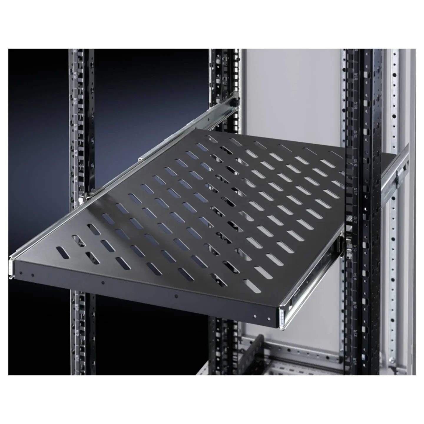 B-Ware Rittal Gerätebo. 1 He Ausziehb. 600 900 Mm Rittal Server Schublade 19 Zoll - 4028177679122